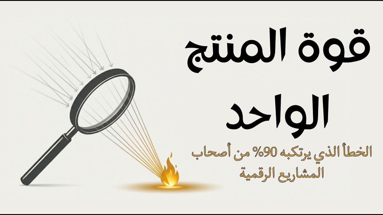 إذا طاردت أرنبين لن تصطاد ولا واحداً | حكمة لكل رائد أعمال قوة المنتج الواحد - مالك ملا