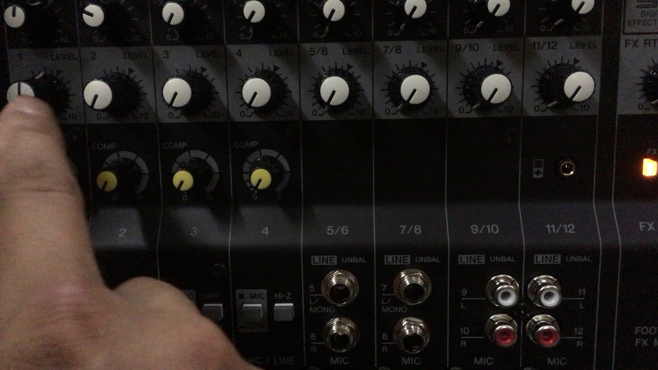Tesr Mixer yamaha EMX 5 echo +rve dất tuyệt vời