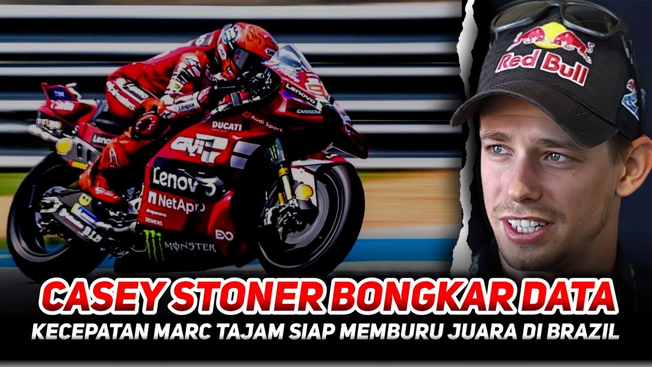 Casey Stoner Bongkar Fakta❗Marc Marquez Memburu Juara Di Brazil Dengan Data Telematri yg mengerikan😱
