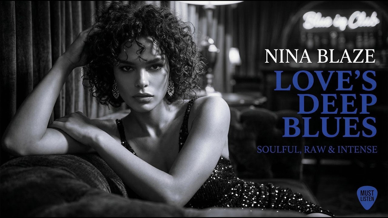 Nina Blaze - Broken Whiskey Heart • Slow Blues Vibes • #blues