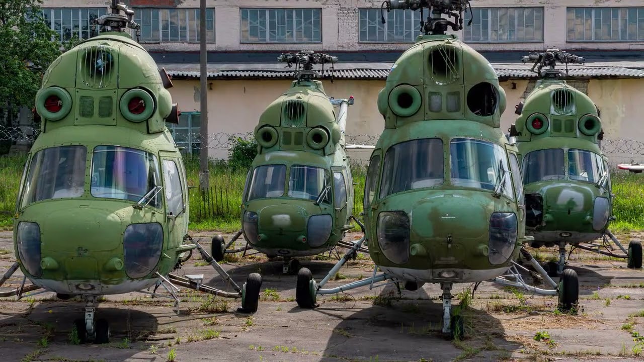 A visit to the Moscow Aviation Repair Plant to see AN-2's and Mil2 & Mil8 helicopters overhauled