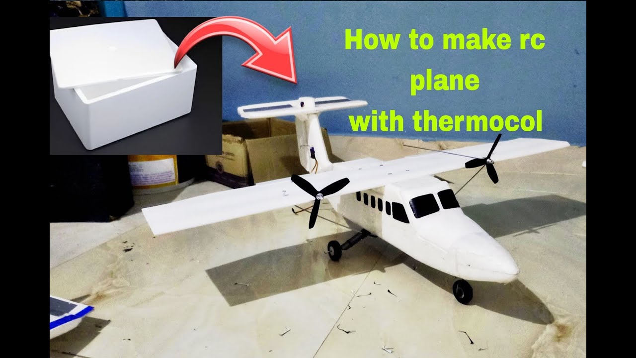 How to make RC plane twin propeller at home #aeroplane #rcplane #howtomake