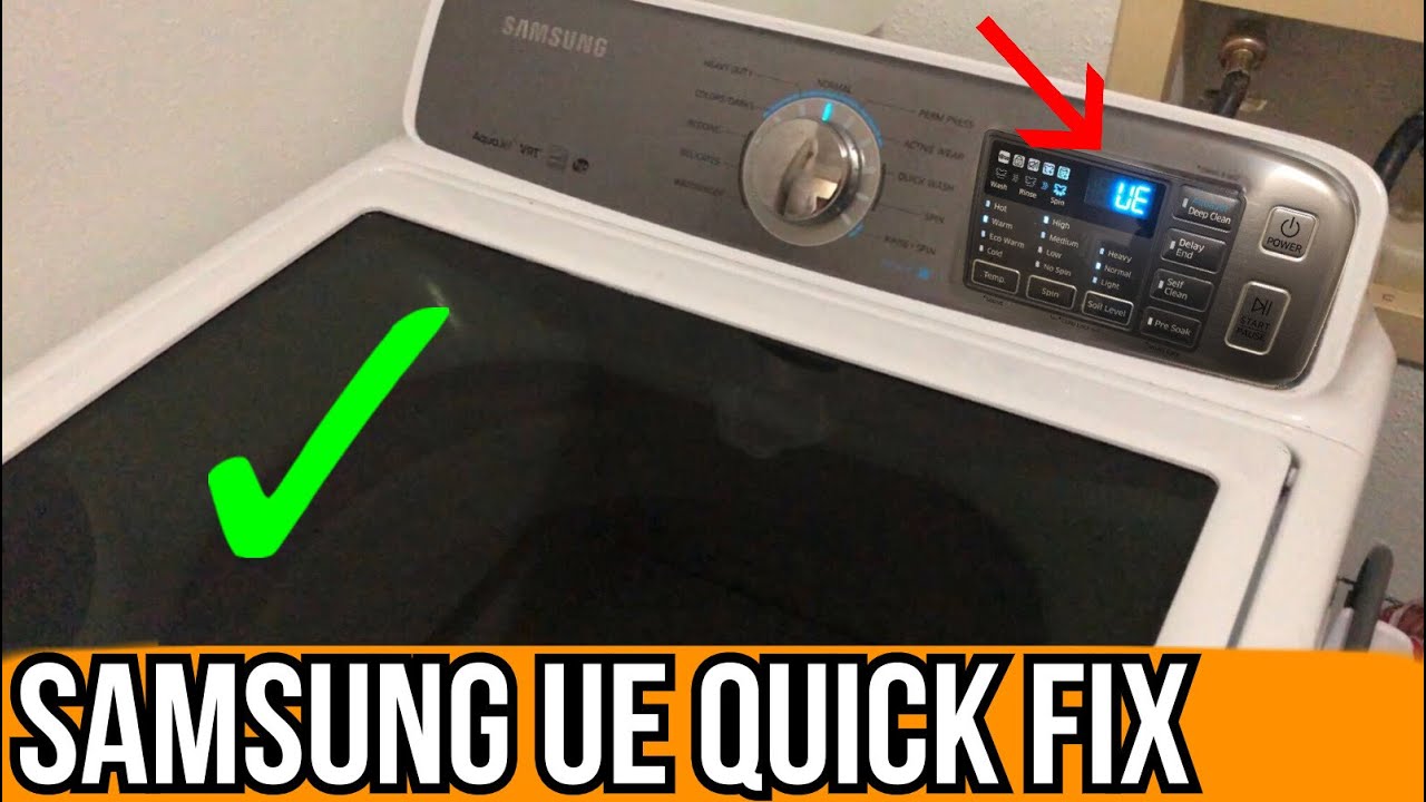 Быстрое решение для стиральной машины Samsung UE