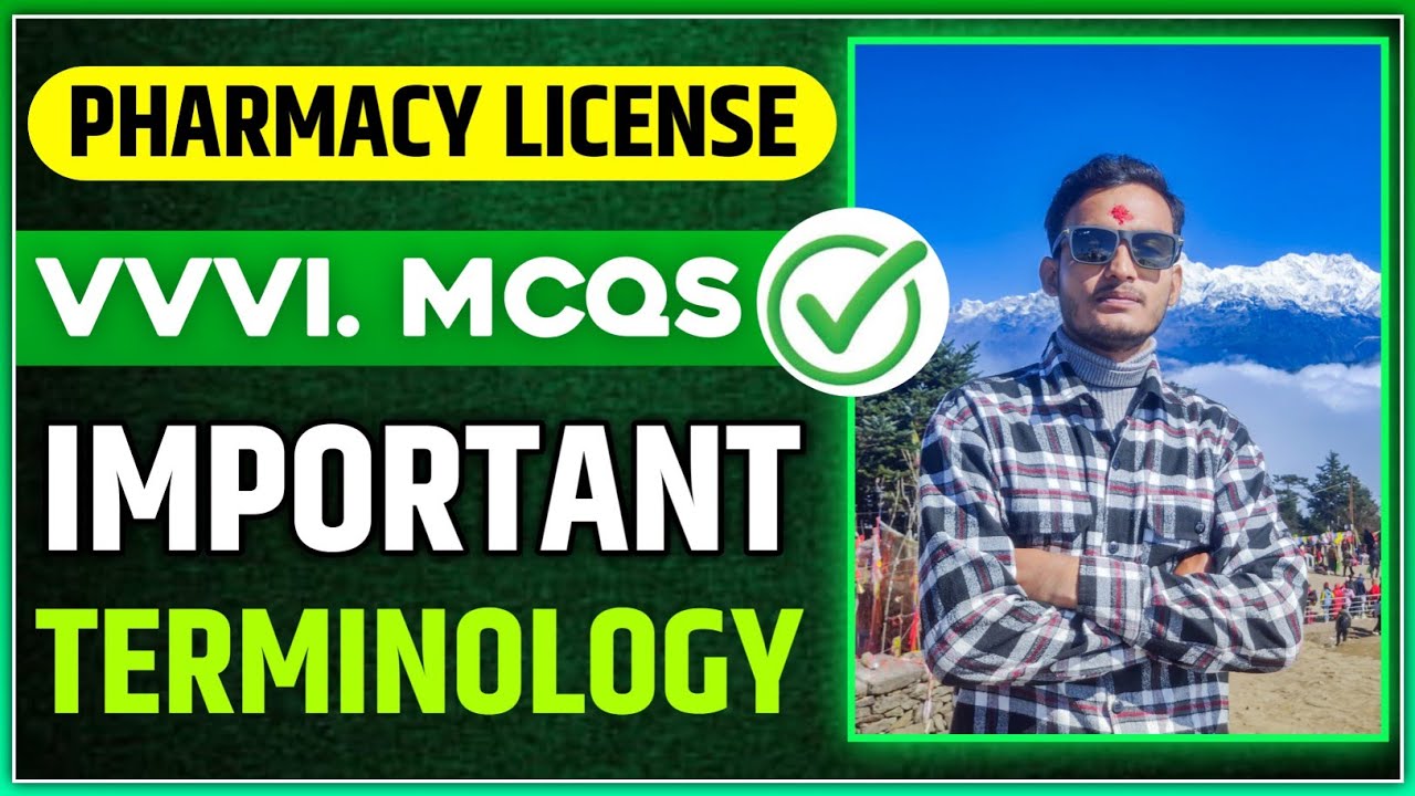 VVVI. TERMINOLOGY FOR NPC LICENSING EXAM |PART:1| DPH✅ || PHARMACY OFFICIAL