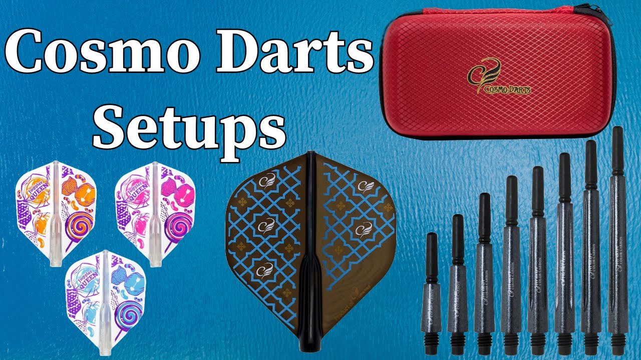 Cosmo Darts Shafts & Flights I Das beste Dart Setup!