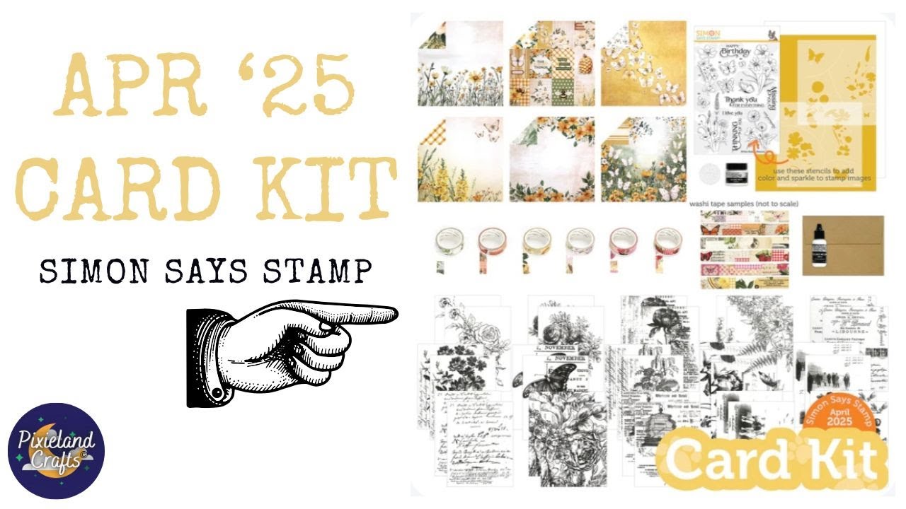 ✨ Stunning Butterfly Blossoms | Simon Says Stamp April 2025 Card Kit Unboxing & Card Ideas!