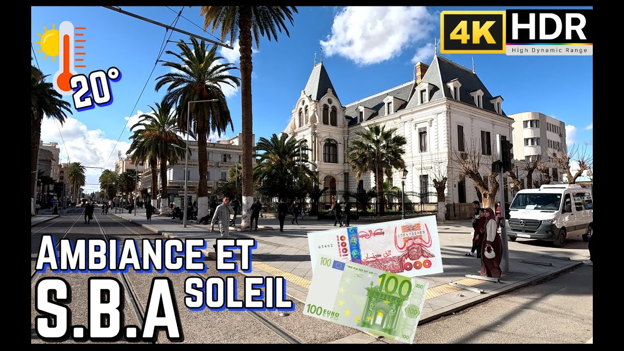 Chaleur, soleil et centre-ville animé Bel Abbès🌞20°, EURO 250DA #268 #sidibelabbes #dz #سيدي_بلعباس
