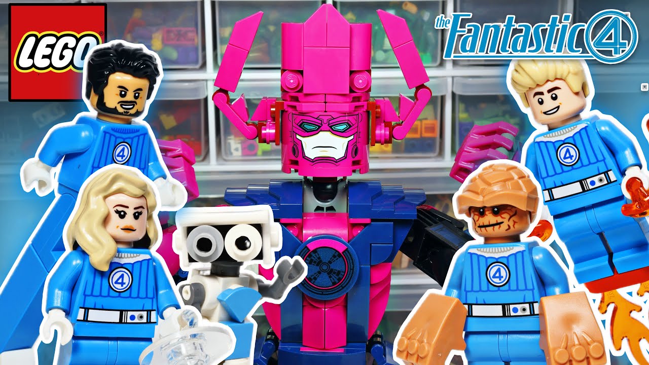 Собираем набор LEGO Fantastic 4 против Галактуса + H.E.R.B.I.E MOC! 🙌