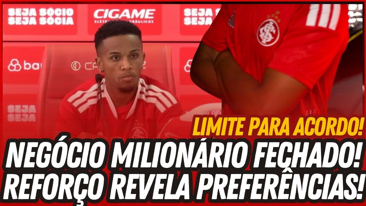 ⚠️ NEGÓCIO FECHADO! • MILHÕES NOS COFRES • DATA LIMITE PARA ACORDO • KAYKY APRESENTADO NO BEIRA-RIO