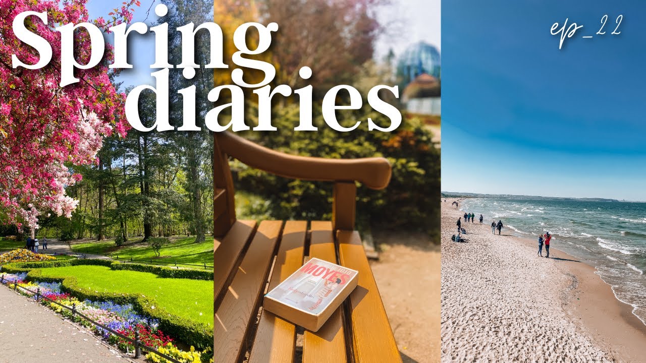 Wiosna w Gdańsku🌼 czytam w parku & samoopalacze 🌸 spring diaries 🌸