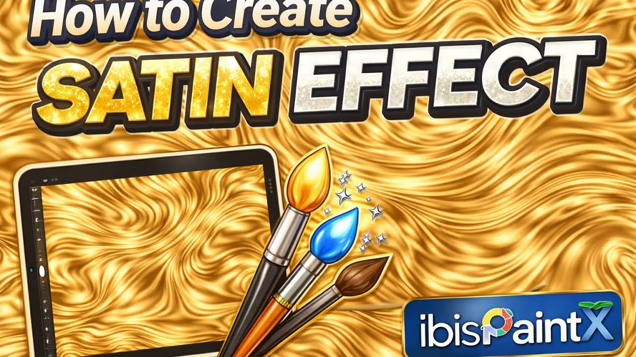 Easy Satin Texture Effect in IbisPaint X (Step-by-Step)