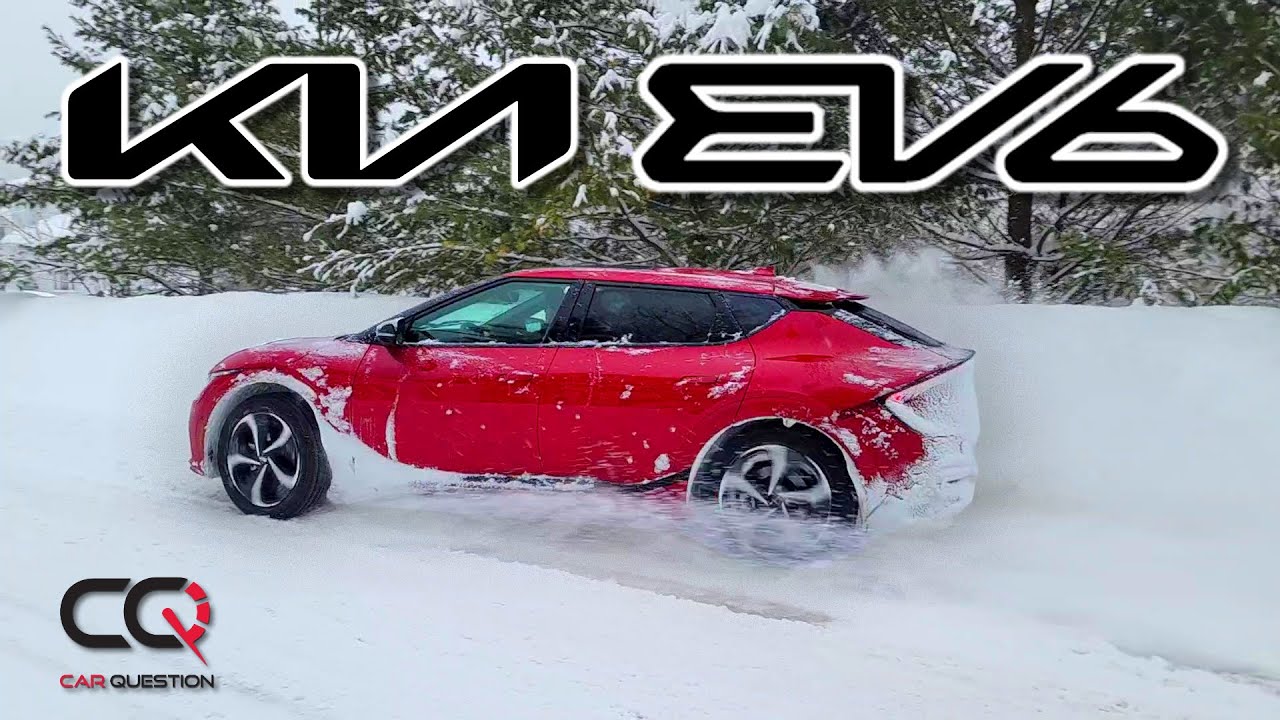 Kia EV6 Electric на снегу: веселое приключение!