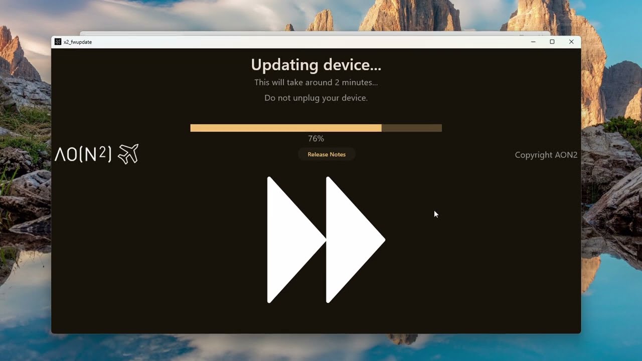 Tutorial for X2 Firmware Update on Windows