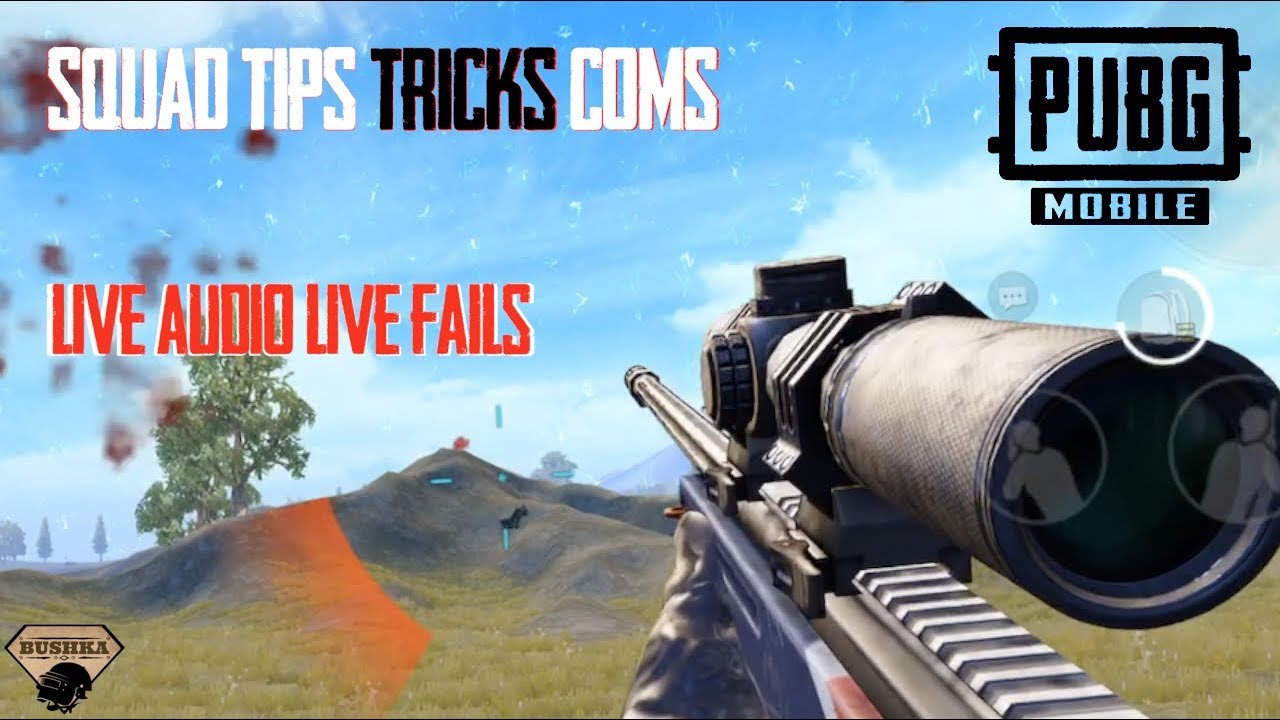 SQUAD TIPS TRICKS & COMS PUBG MOBILE