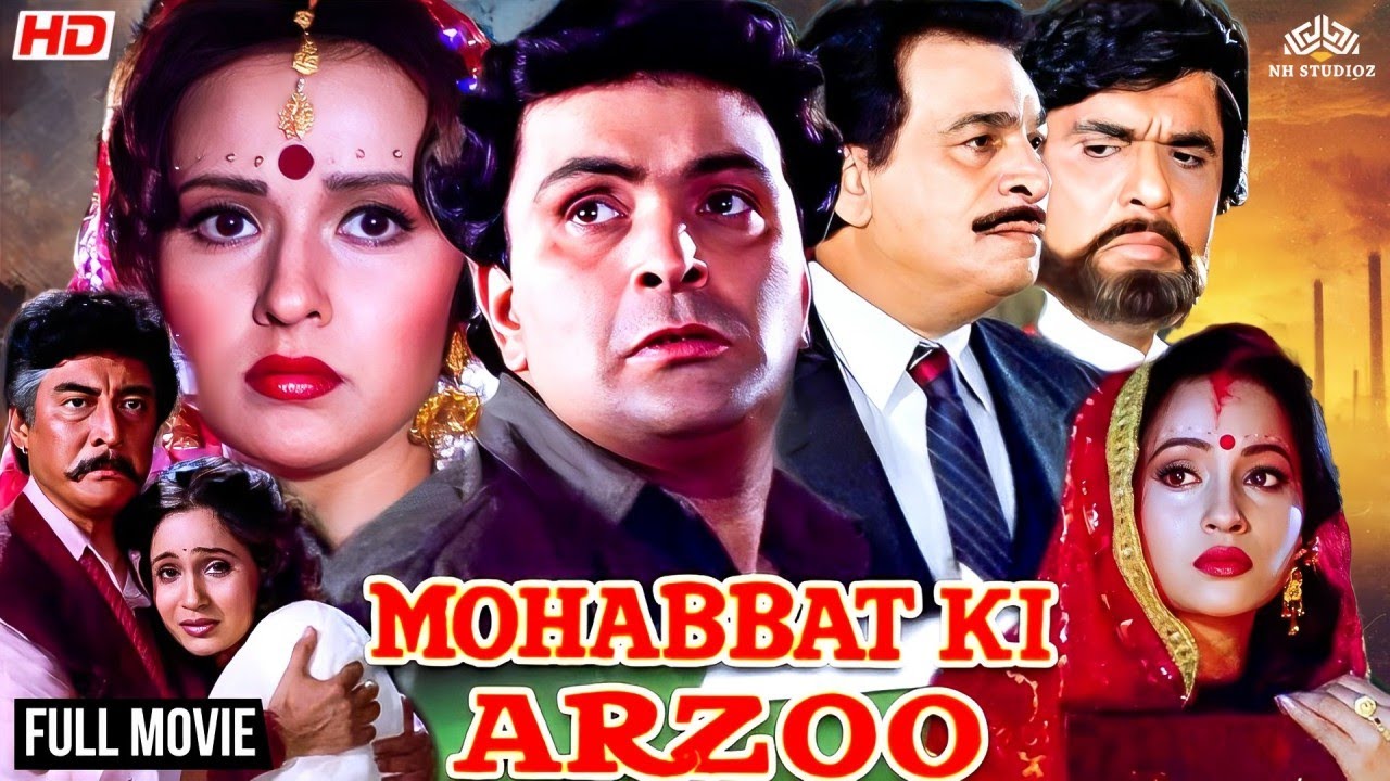 Rishi Kapoor Action Blockbuster Movie | Mohabbat Ki Arzoo (1994) | कादर खान, डैनी डेन्जोंगपा