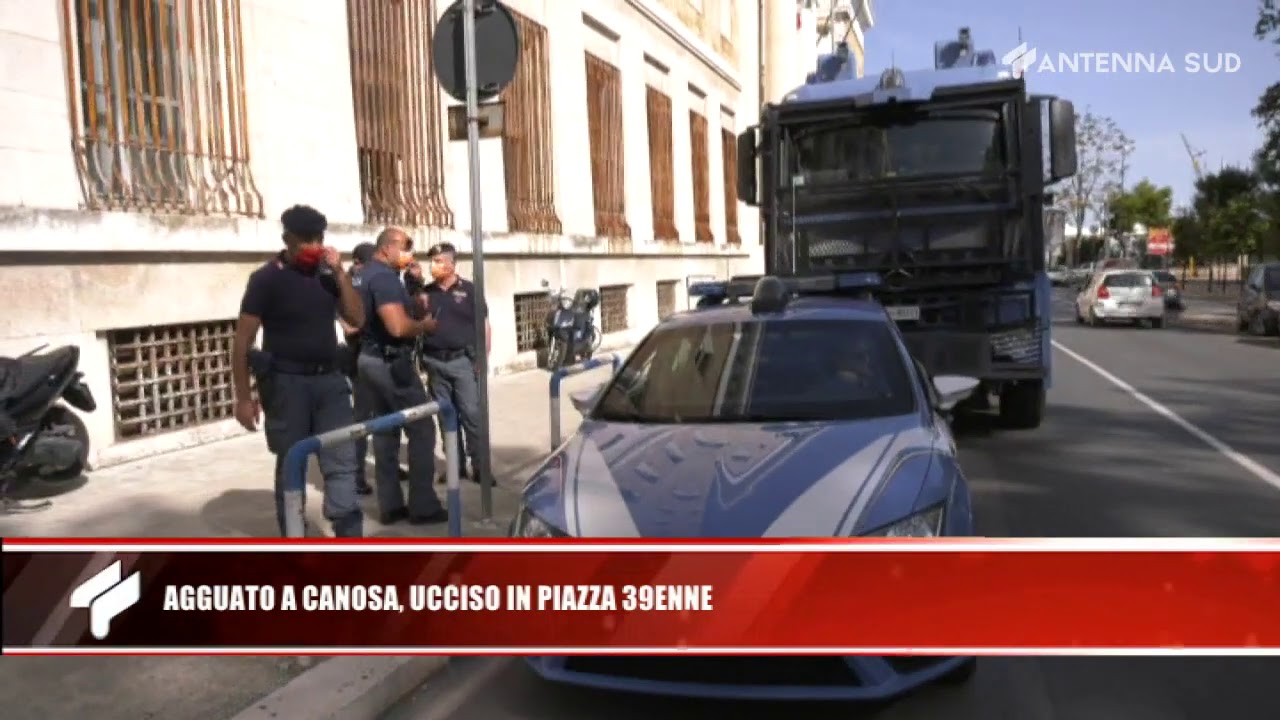 12 settembre 2020 - Agguato a Canosa, ucciso in piazza 39enne