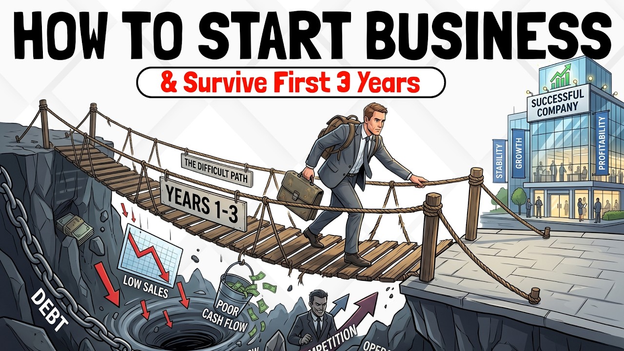 How to Start a Business and Survive the First 3 Years (Most Don't)