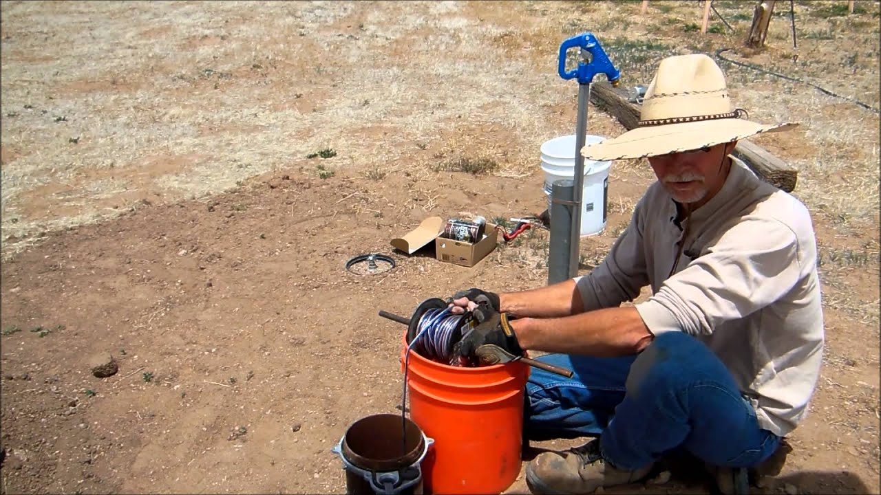 Determining Static Water Level in a Water Well Using Electrical Conductivity Through a Drop-Wire