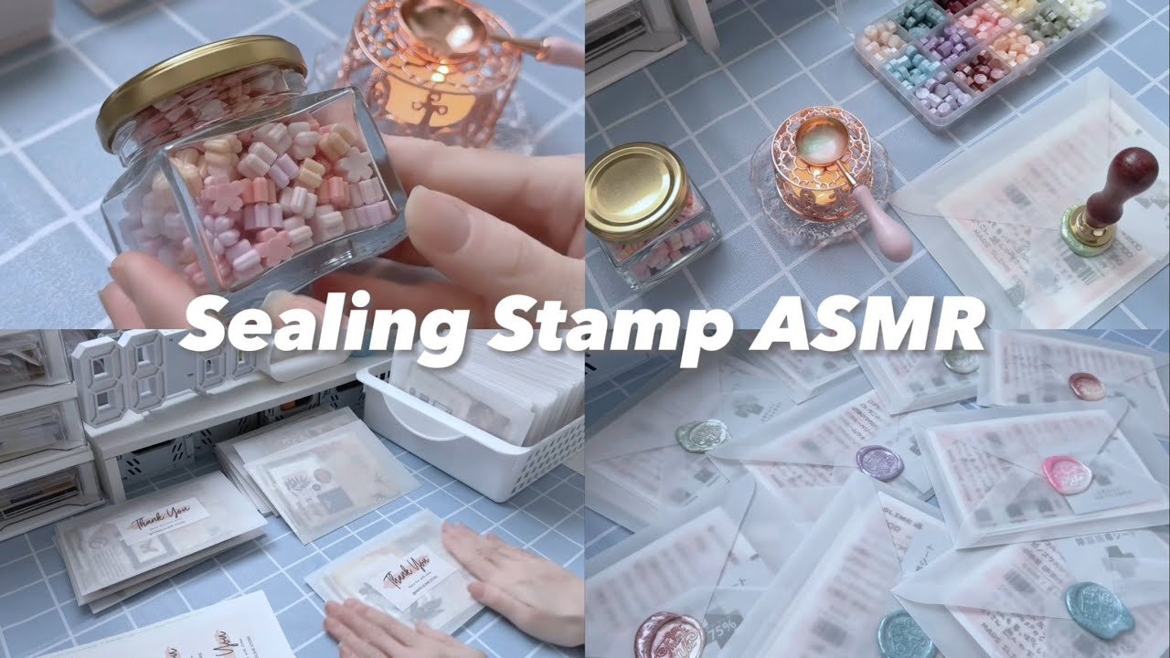 連続シーリングスタンプASMR🕯～おまけを梱包してくよ～