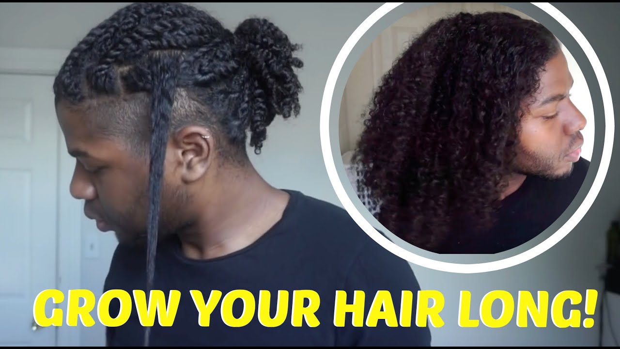 HOW TO: GROW LONG, HEALTHY NATURAL HAIR | Men's Natural Hair Care