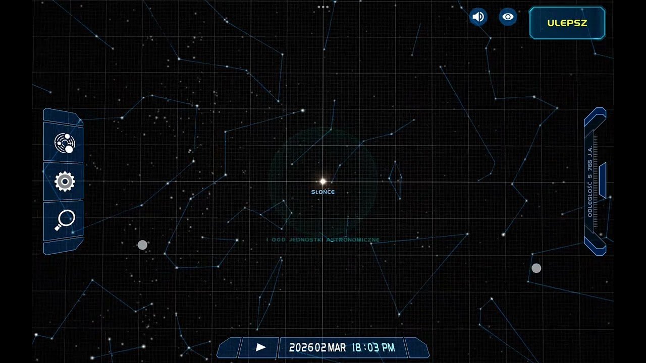 200000 lat świetlnych do 1 jednostka astronomiczna