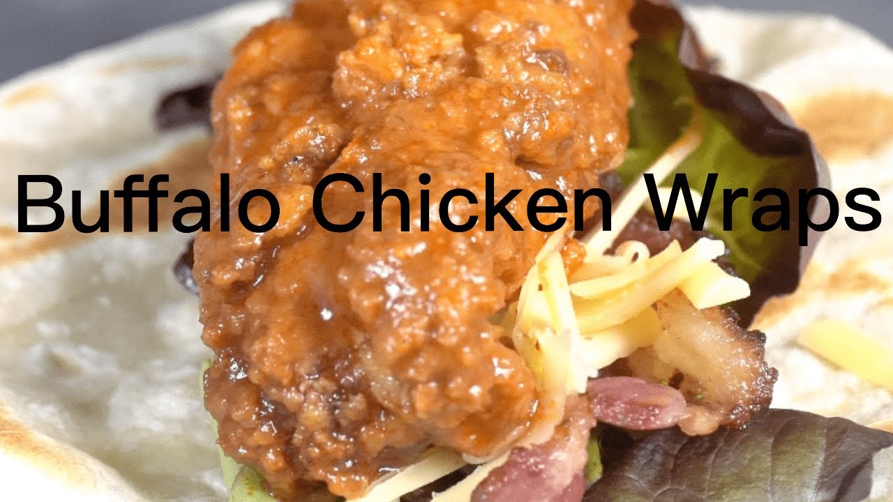 Buffalo Chicken Tender Wraps | The Golden Balance