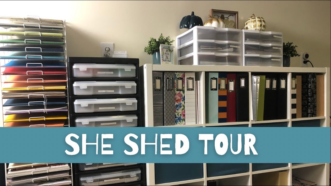 She Shed Craft Room Tour