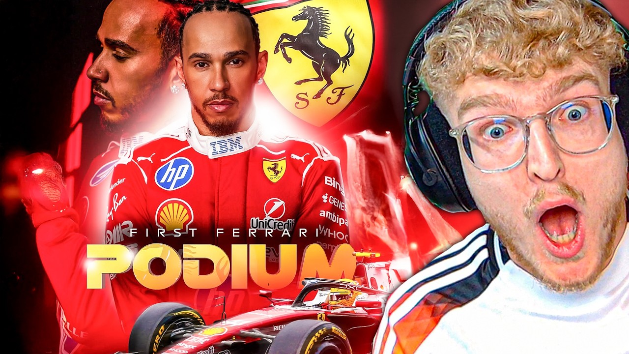 ⚡️Hamilton mit dem 1. PODIUM für FERRARI und wir zocken zusammen rein!
