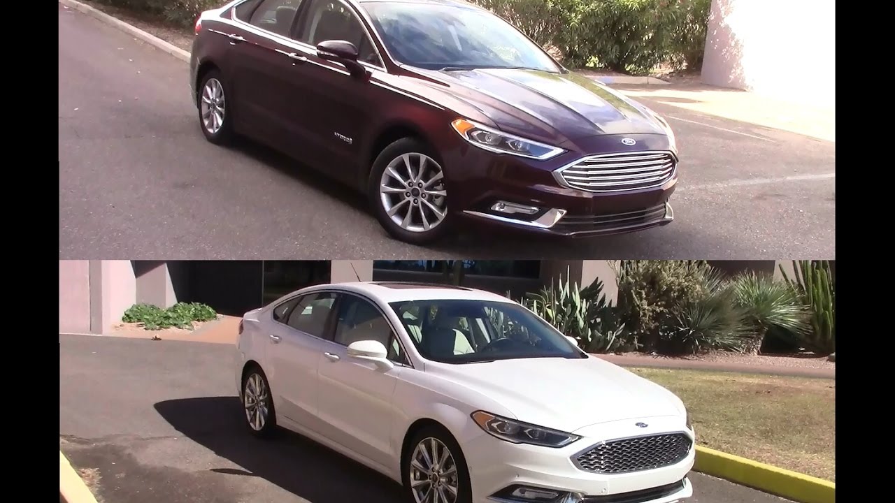 2017 Ford Fusion Hybrid vs Fusion EcoBoost: Economy Test