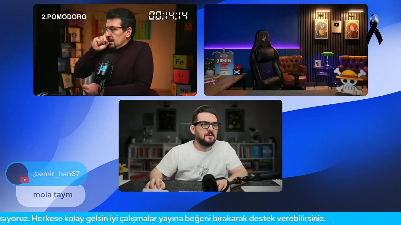 YKS ye 134 GÜN DAHA VAR Beraber Ders Çalışıyoruz. Pomodoro ❤️ | ZEDUVA SINIFI Sanal Kütüphane