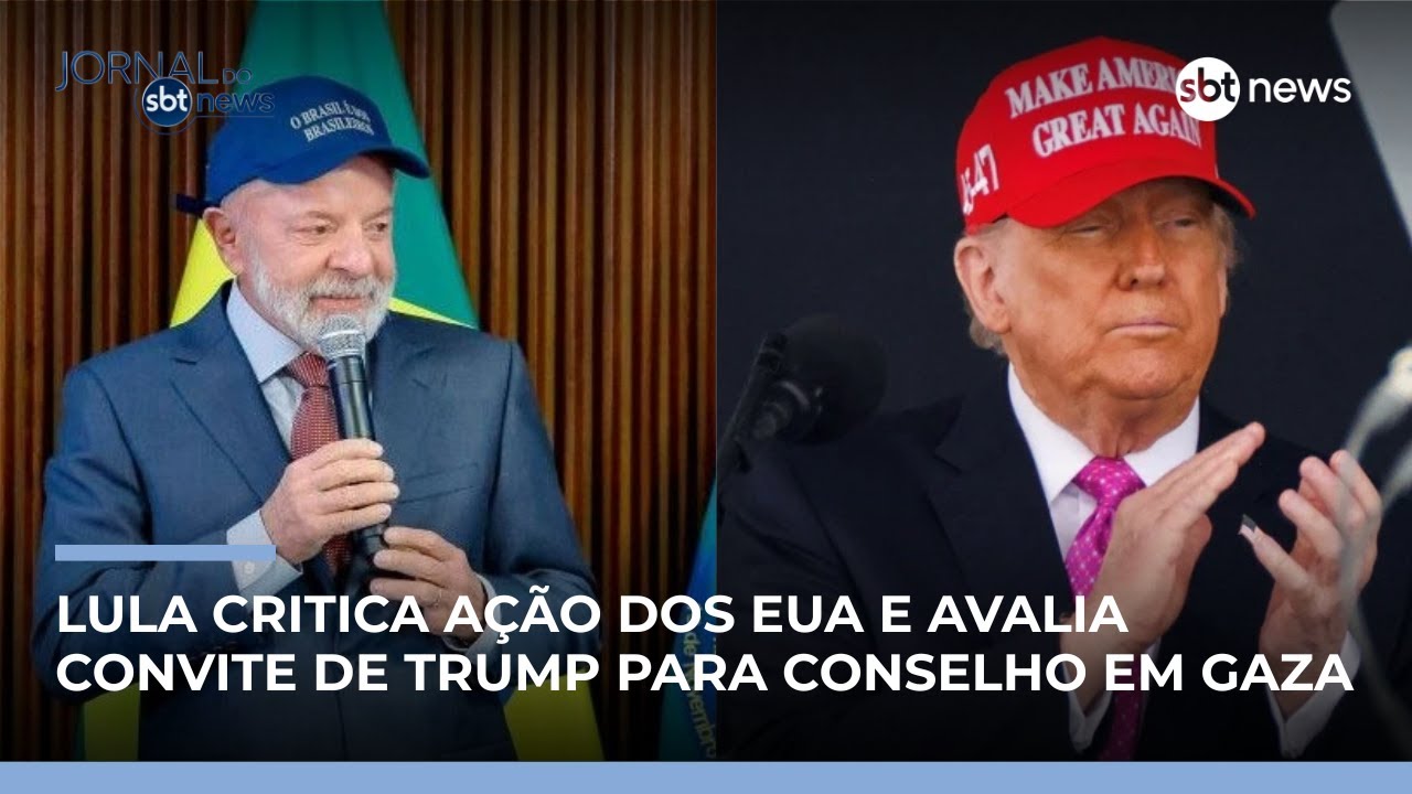 Após artigo nos EUA, Lula discute convite de Trump para Gaza | #JornaldoSBTNews