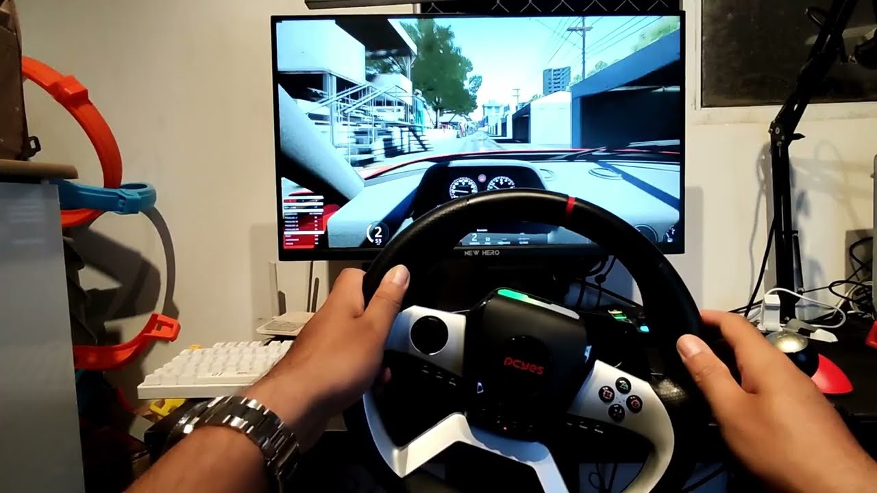Review Volante PCYES W270 - COMPLETO DO MELHOR VOLANTE CUSTO BENEFICO PARA EURO TRUCK SIMULATOR