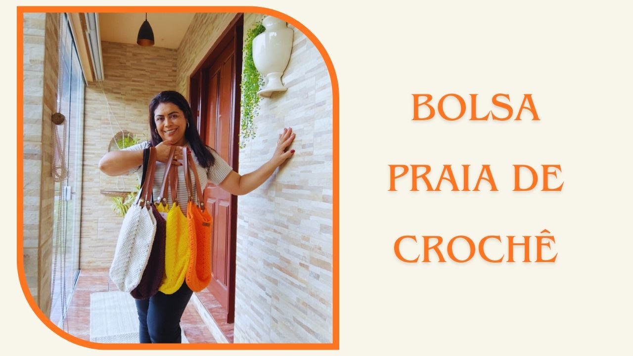 Bolsa de Crochê de Praia – Fácil, Rápida e Perfeita para o Verão!