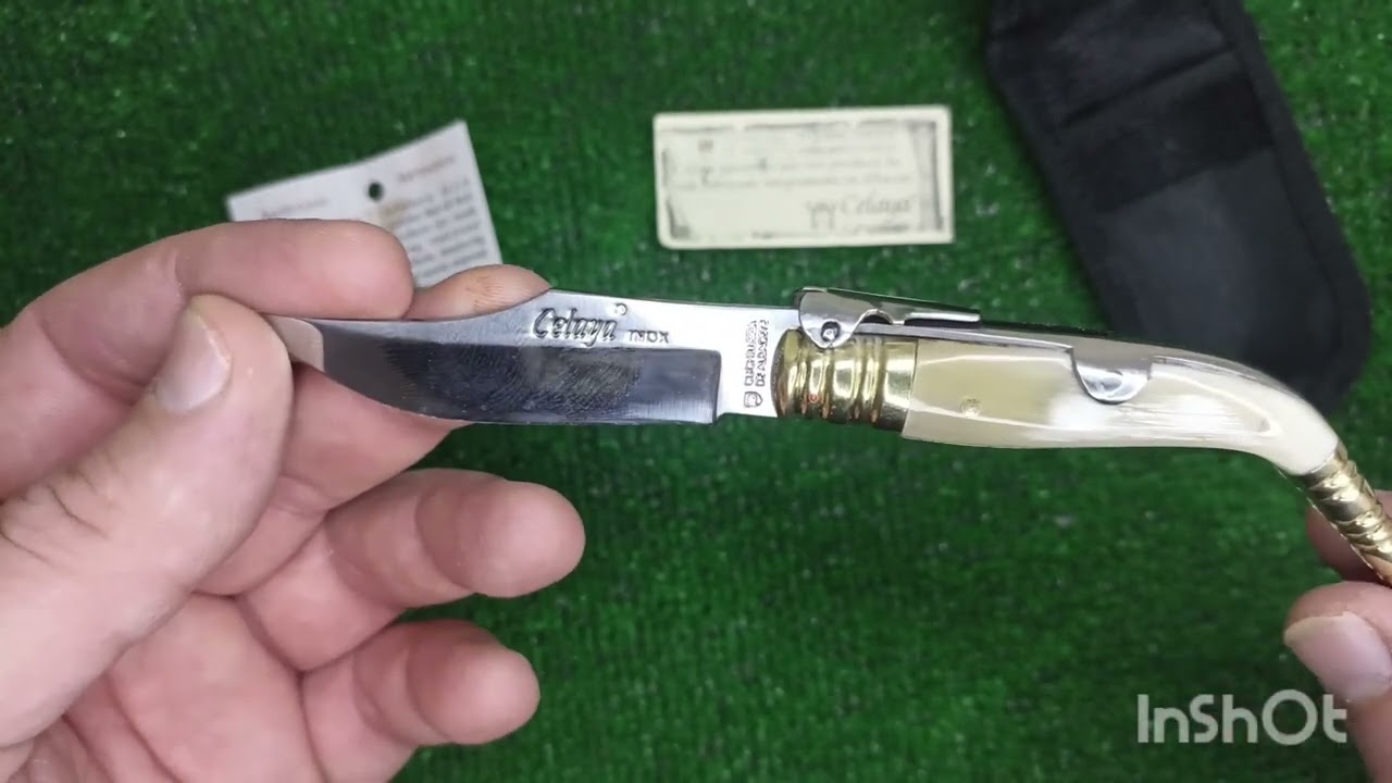 Navaja Clasica Albaceteña De Celaya Con Hoja De Cinco Piñones#albacete#navajas#navaja