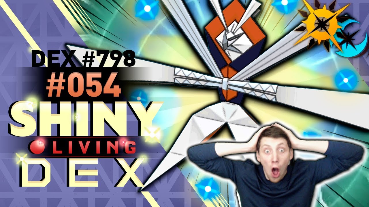 OMG FINALLY! INSANE SHINY KARTANA REACTION! | SHINY Living Dex #798 | Ultra Sun & Moon Shiny #054