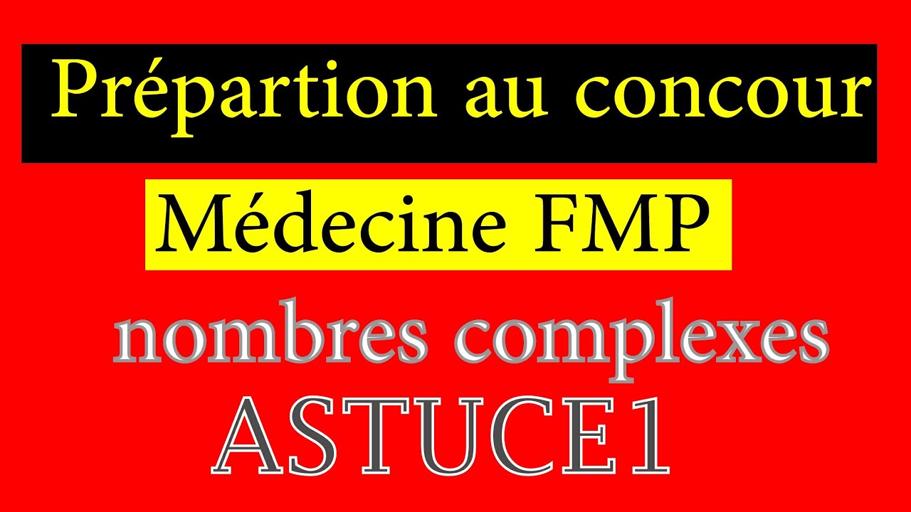 🗂️Astuces Mathématiques Médecine #1/4