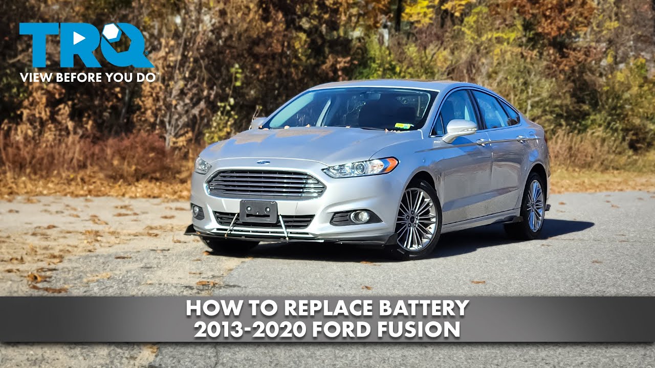 Как заменить аккумулятор Ford Fusion 2013-2020
