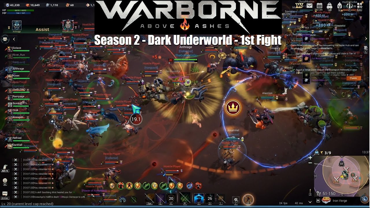 Warborne Above Ashes - First Big Fight of Season 2