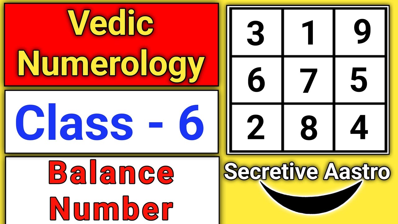 Balance Number in Vedic Numerology | Vedic Numerology Class 6 #vedicnumerology 