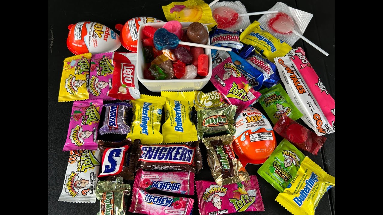 Beautiful candy and chocolate video