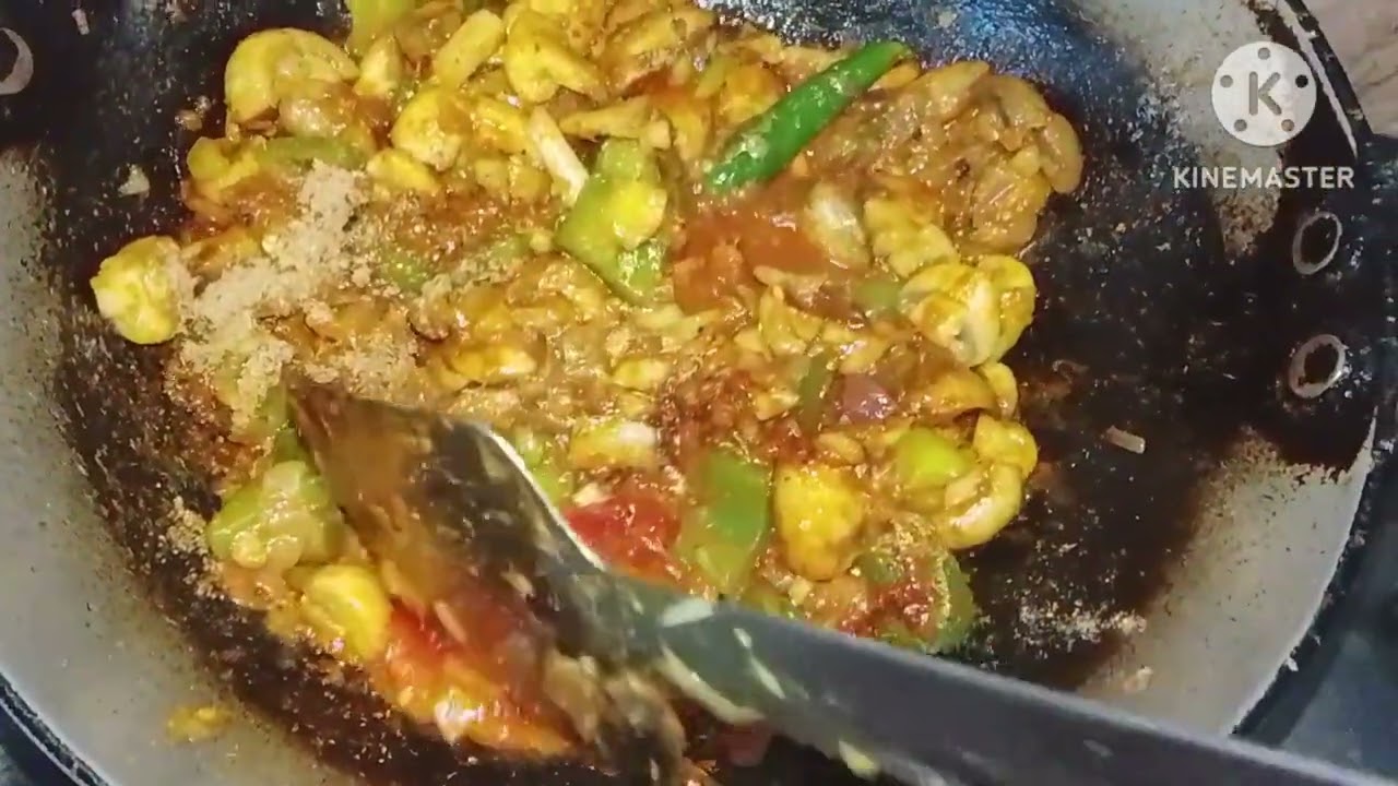 # Mashroom capcicum curry # పుట్టకొక్కు కేఫ్సికమ్