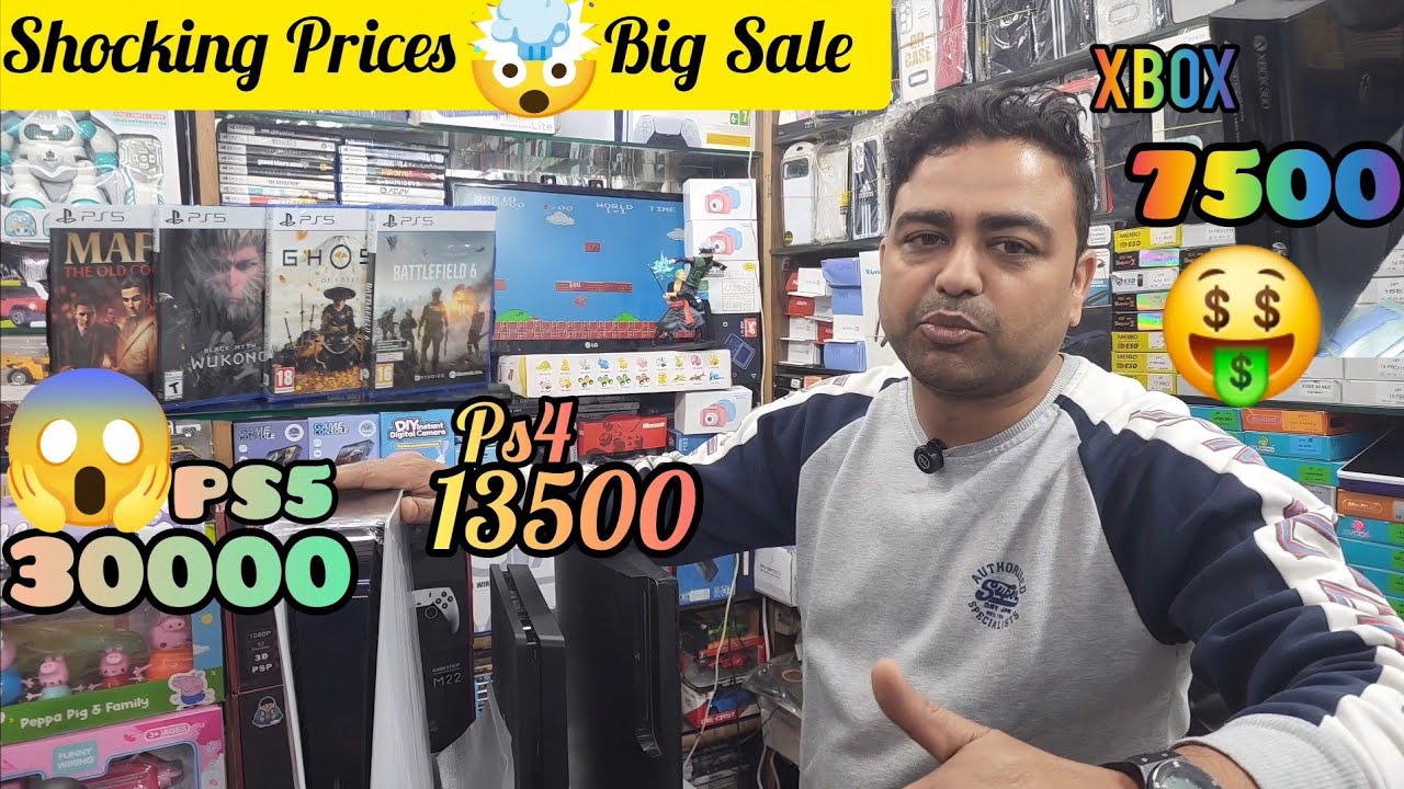 🤯😱 PS5 ₹30000 PS4 ₹13500 🎮Xbox ₹7500 Shocking Prices Delhi Challenge Isse Sastay Kahin Nahi#PS5#XBOX