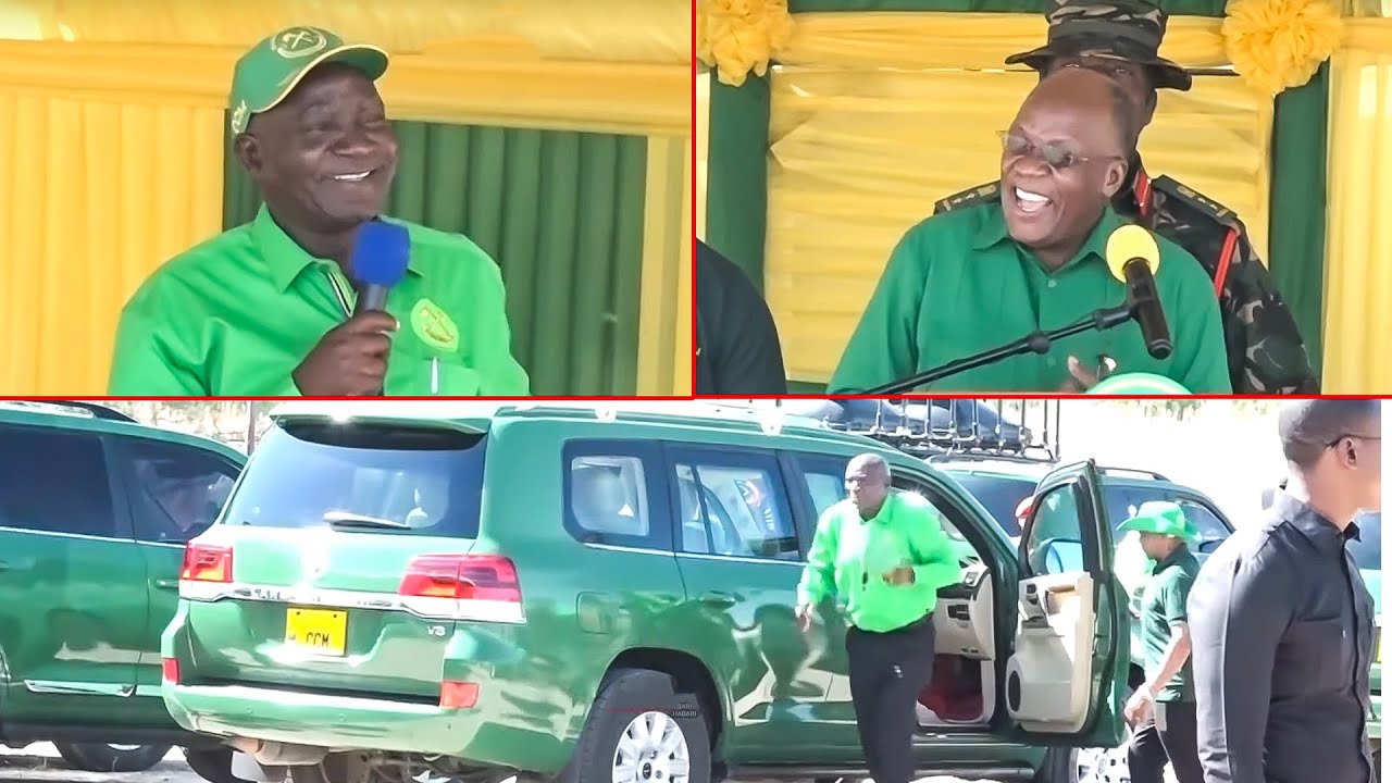 JPM Amshusha DEREVA Kwenye GARI LAKE, - ''NJOO Hapa UNIOMBEE KURA kwa KIGOGO''...