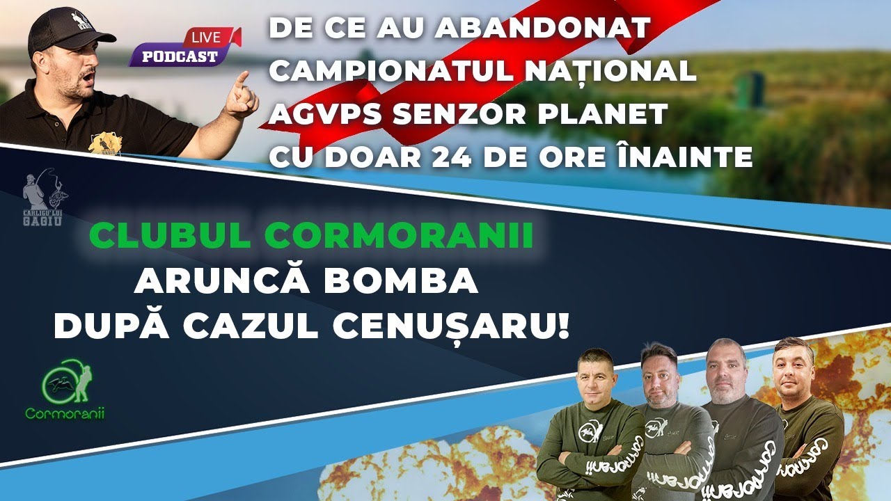 Dezvăluiri halucinante din pescuit: A dispărut Clubul Cormoranii de la Campionatul AGVPS Senzor 2023