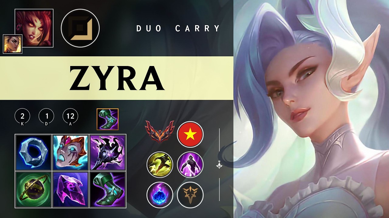 Zyra Carry vs Kai'Sa - VN Grandmaster Patch 26.04