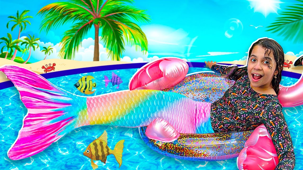 SARAH em uma HISTÓRIA ENGRAÇADA da SEREIA AQUÁTICA | Funny Story for Kids