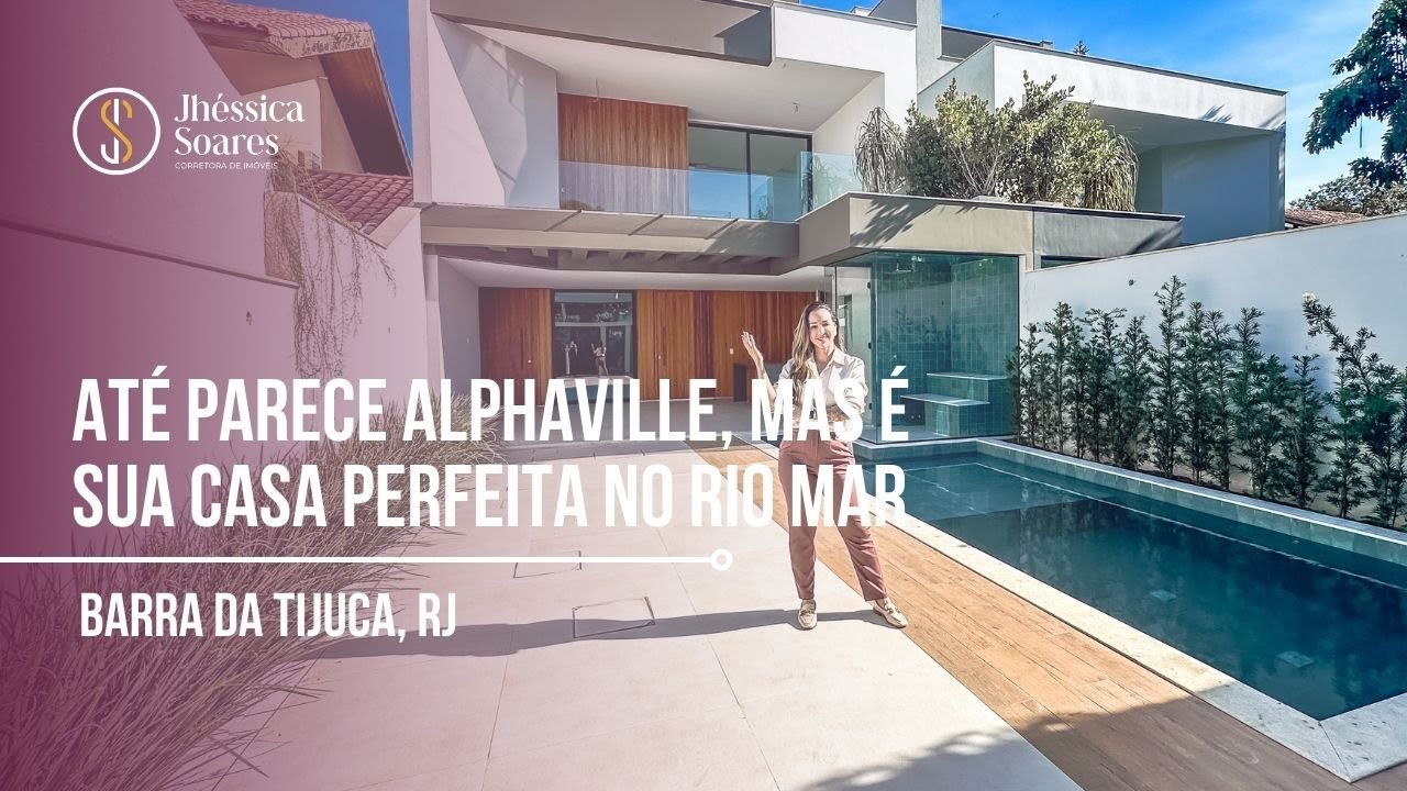 Casa com 5 suítes e acabamentos impecáveis à venda no Rio Mar, Barra da Tijuca | JS IMÓVEIS