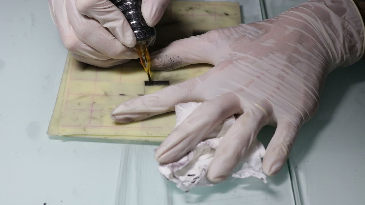 Dạy xăm #26 | Cách Wip, rải hạt siêu dễ | Thanh Tattoo Long An |