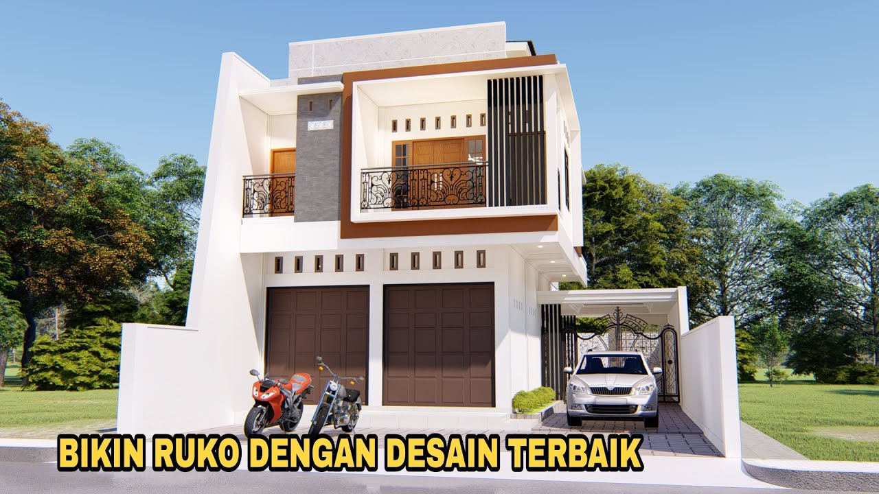 Bikin Ruko 2 lantai 6x10m dengan Desain terbaik dari Dewi kornida