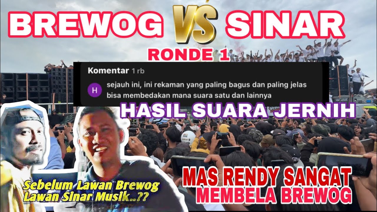 RONDE 1‼️BREWOG X SINAR ⁉️ RENDY SANGAT BELA BREWOG, TAPI HARUS BATTLE DI SBSW2025, UPIN IPIN #horeg